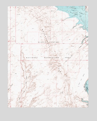 The Rincon NE, UT USGS Topographic Map