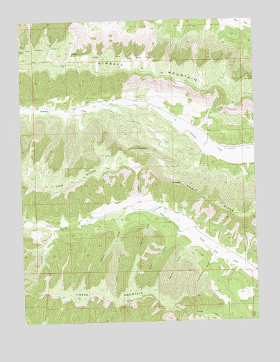 The Saddle, CO USGS Topographic Map
