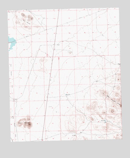 The Saltys, NM USGS Topographic Map