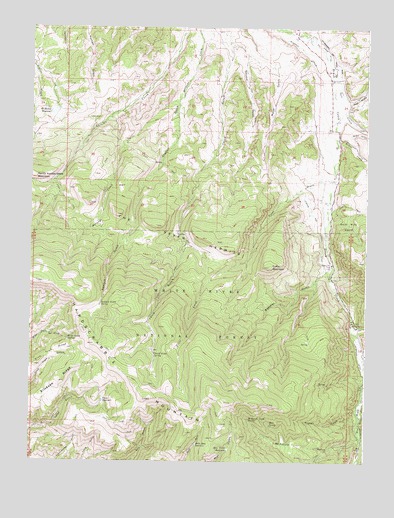 The Seven Hermits, CO USGS Topographic Map