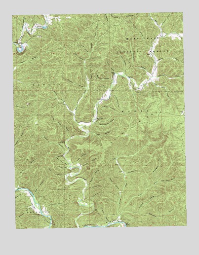 The Sinks, MO USGS Topographic Map
