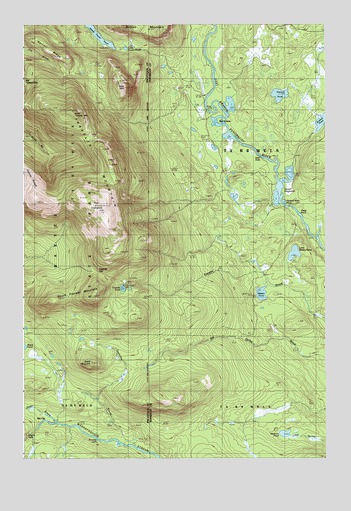 The Traveler, ME USGS Topographic Map