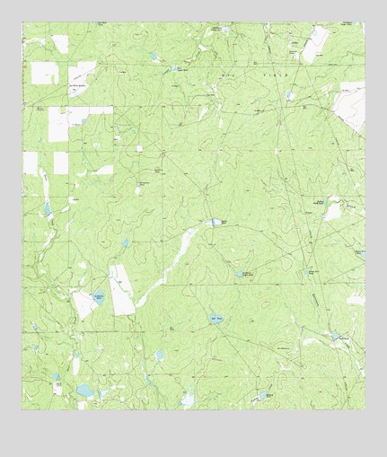 The White Kitchen, TX USGS Topographic Map