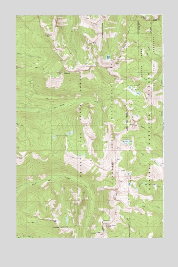 The Wigwams, ID USGS Topographic Map