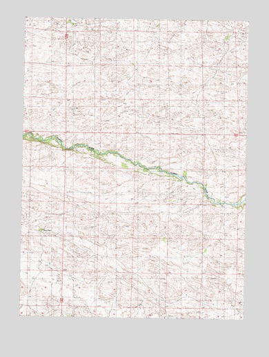 Thedford SW, NE USGS Topographic Map