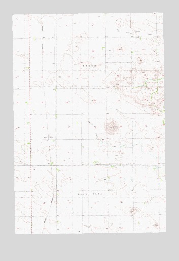 Thelan, ND USGS Topographic Map