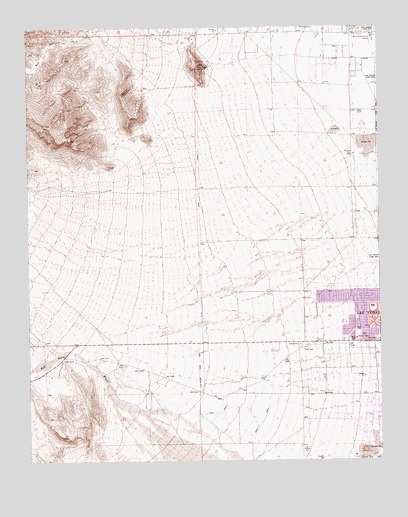 Blue Diamond NE, NV USGS Topographic Map