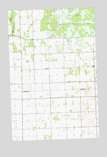 Thief River Falls NE, MN USGS Topographic Map