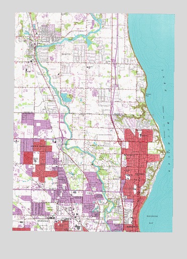 Thiensville, WI USGS Topographic Map