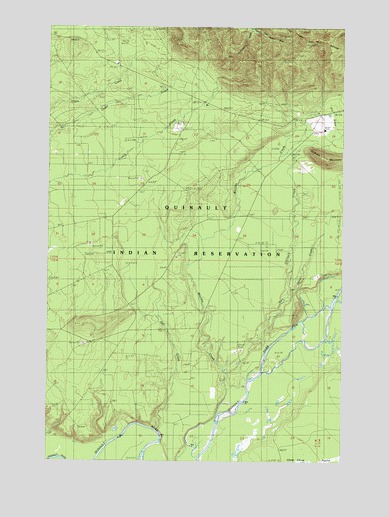 Thimble Mountain, WA USGS Topographic Map