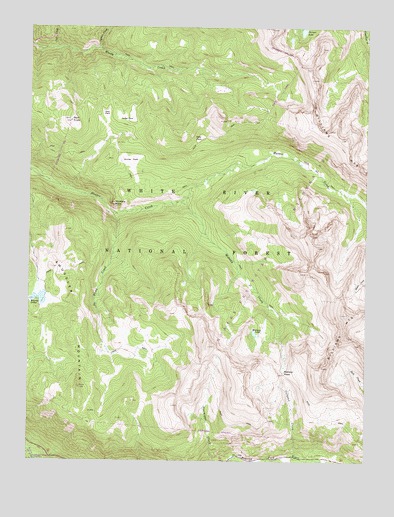 Thimble Rock, CO USGS Topographic Map