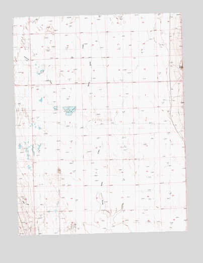 Third Butte West, NV USGS Topographic Map
