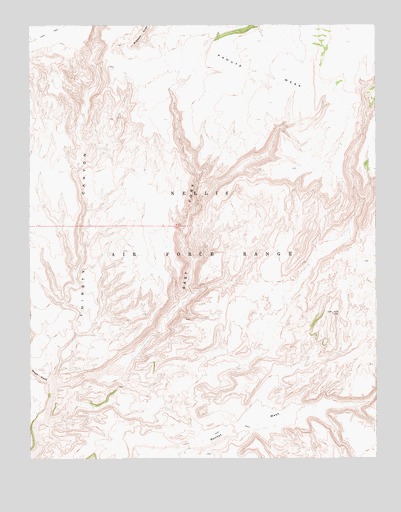 Thirsty Canyon, NV USGS Topographic Map