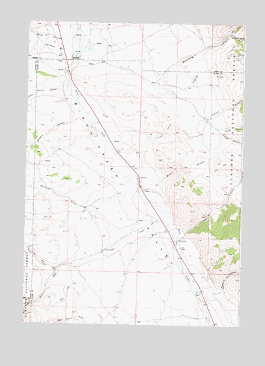 Blue Dome, ID USGS Topographic Map