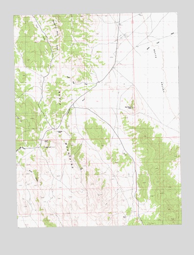 Thirtymile Ranch, NV USGS Topographic Map