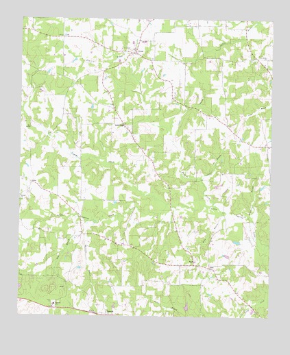 Thomas, TX USGS Topographic Map