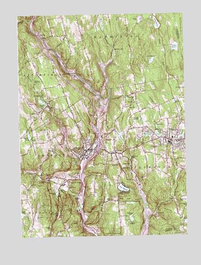 Thomaston, CT USGS Topographic Map