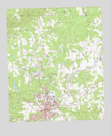 Thomaston, GA USGS Topographic Map