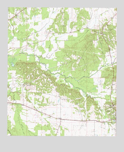 Thomaston West, AL USGS Topographic Map