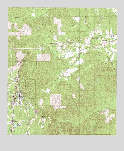 Thomasville, AL USGS Topographic Map