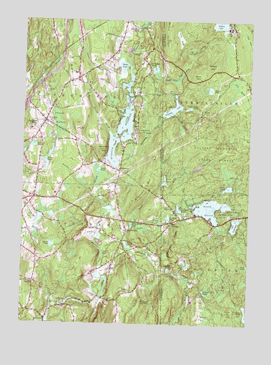 Thompson, CT USGS Topographic Map