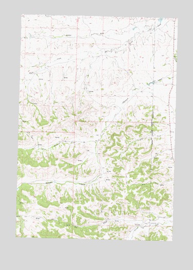 Thompson Creek, MT USGS Topographic Map