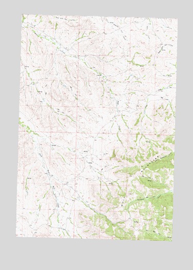 Thompson Creek NW, MT USGS Topographic Map