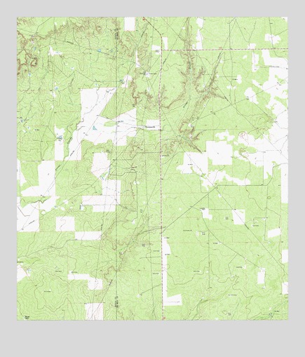 Thompsonville, TX USGS Topographic Map