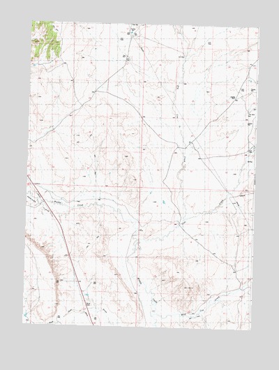 Blue Gap, WY USGS Topographic Map