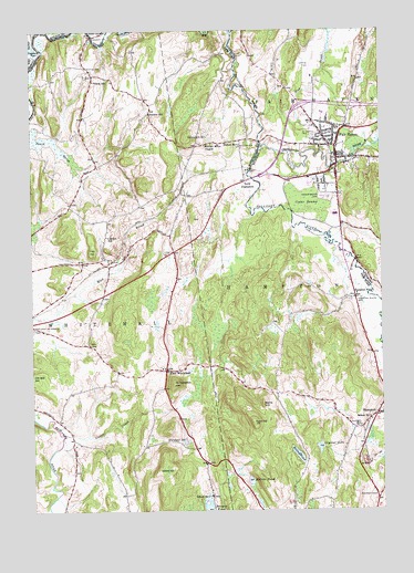 Thorn Hill, NY USGS Topographic Map