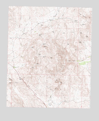 Thorn Peak, AZ USGS Topographic Map