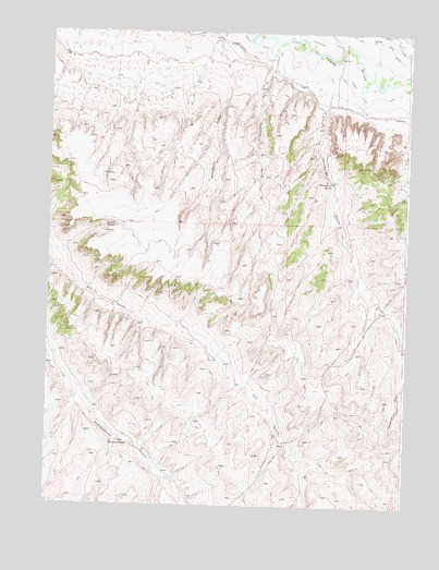 Thornburgh Gulch, CO USGS Topographic Map