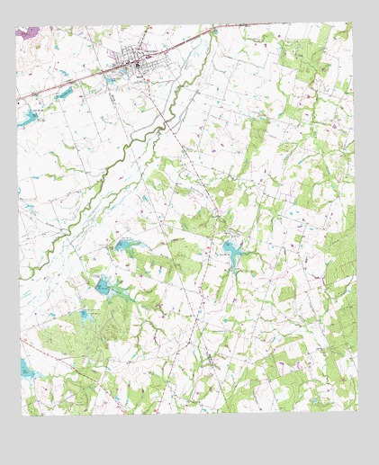 Thorndale, TX USGS Topographic Map