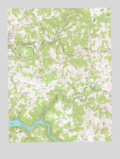 Thornton, WV USGS Topographic Map