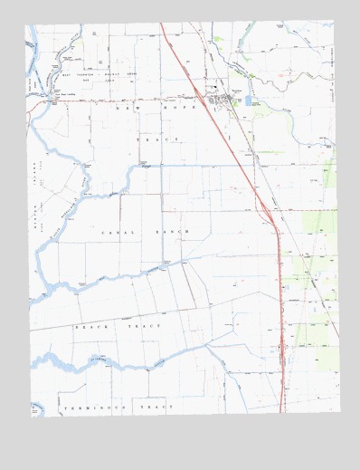 Thornton, CA USGS Topographic Map