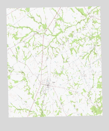 Thornton, TX USGS Topographic Map