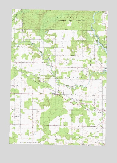 Thornton, WI USGS Topographic Map