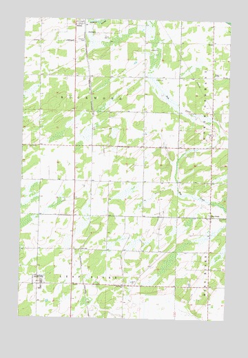 Blue Grass, MN USGS Topographic Map