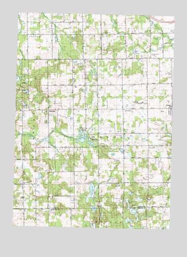 Thornville, MI USGS Topographic Map