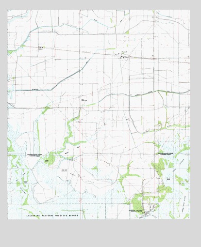 Thornwell, LA USGS Topographic Map