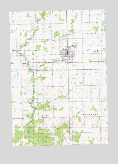 Thorp, WI USGS Topographic Map