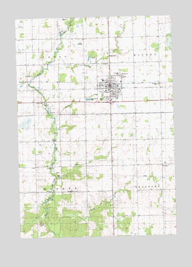 Thorp, WI USGS Topographic Map