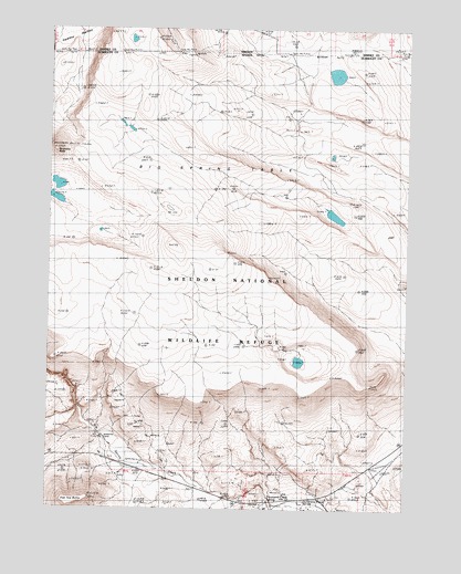 Thousand Creek Spring, NV USGS Topographic Map