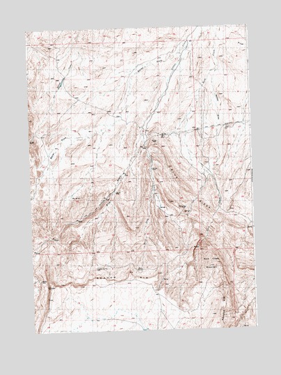 Blue Gulch, WY USGS Topographic Map