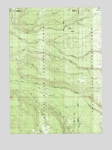 Thousand Springs, OR USGS Topographic Map