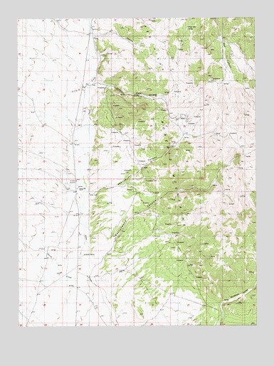 Three Bar Ranch, NV USGS Topographic Map