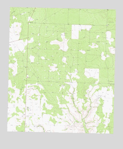 Three Bluff Draw SW, TX USGS Topographic Map