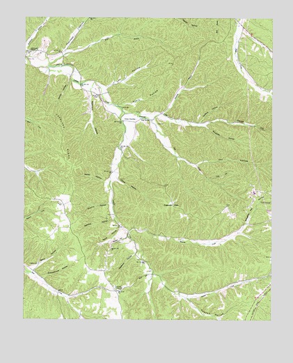 Three Churches, TN USGS Topographic Map