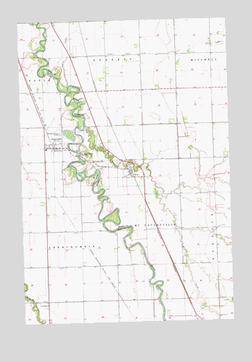 Abercrombie, ND USGS Topographic Map