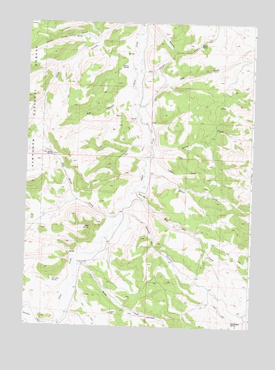 Blue Hill, ID USGS Topographic Map